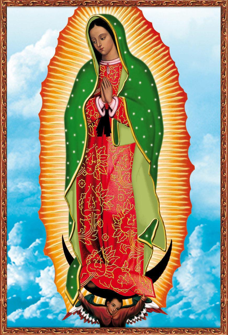 Virgen de Guadalupe Figura poster.