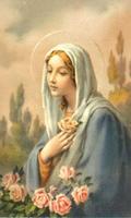 Virgen Maria buenos dias Affiche