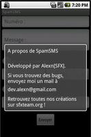 SpamSMS screenshot 1