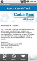 CertainTeed QR Reader imagem de tela 1