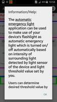 Automatic Emergency Light Screenshot 2