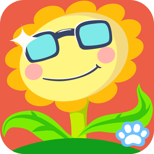 Line Game for Kids: Plants