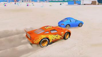 Super Hero Cars Lightning Mcqueen Car Racing Games ảnh chụp màn hình 1