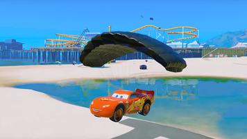 Super Hero Cars Lightning Mcqueen Car Racing Games ảnh chụp màn hình 2