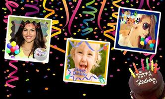 Birthday Frames Collage Maker capture d'écran 2