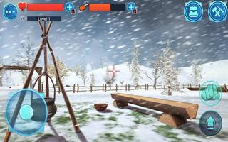 Island Survival 3D WINTER Affiche