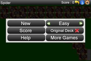 Spider Solitaire syot layar 1