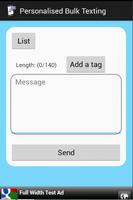 Personalized Bulk Texting Affiche