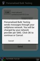Personalized Bulk Texting capture d'écran 2