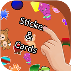 آیکون‌ Stickers & Cards for WhatsApp