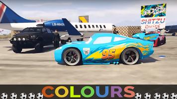 Superheroes Car Stunts Speed Racing Games syot layar 3