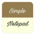 آیکون‌ Simple Notepad