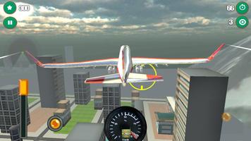 Airplane Flight Simulator 3D capture d'écran 2