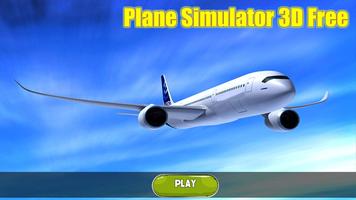 Plane Simulator 3D Free-poster