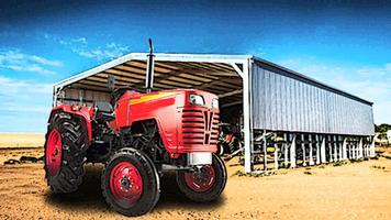 Tractor Farm Parking Drive ポスター