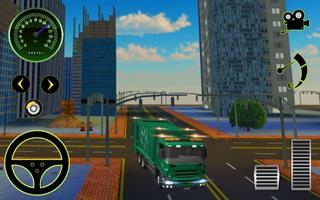 NY City Dumper Truck Driver Simulator 2018 captura de pantalla 3