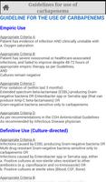 Antimicrobial Guidelines (CGH) تصوير الشاشة 1