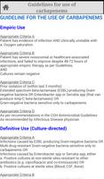 Antimicrobial Guidelines (CGH) capture d'écran 1