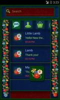GO SMS PRO THEME SUMMER FLOWER Ekran Görüntüsü 1