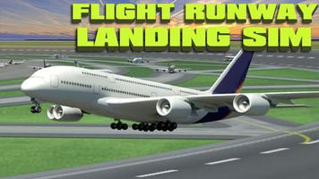 Flight Runway Landing Sim Plakat