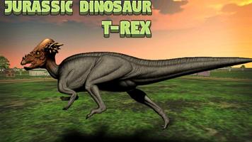 Jurassic Dinosaur T- Rex plakat