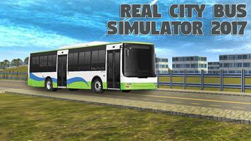 Real City Bus Simulator 2017 Cartaz