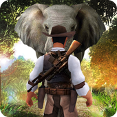 Jungle Heli Survival Hunting Animal :Sniper Shoot icon