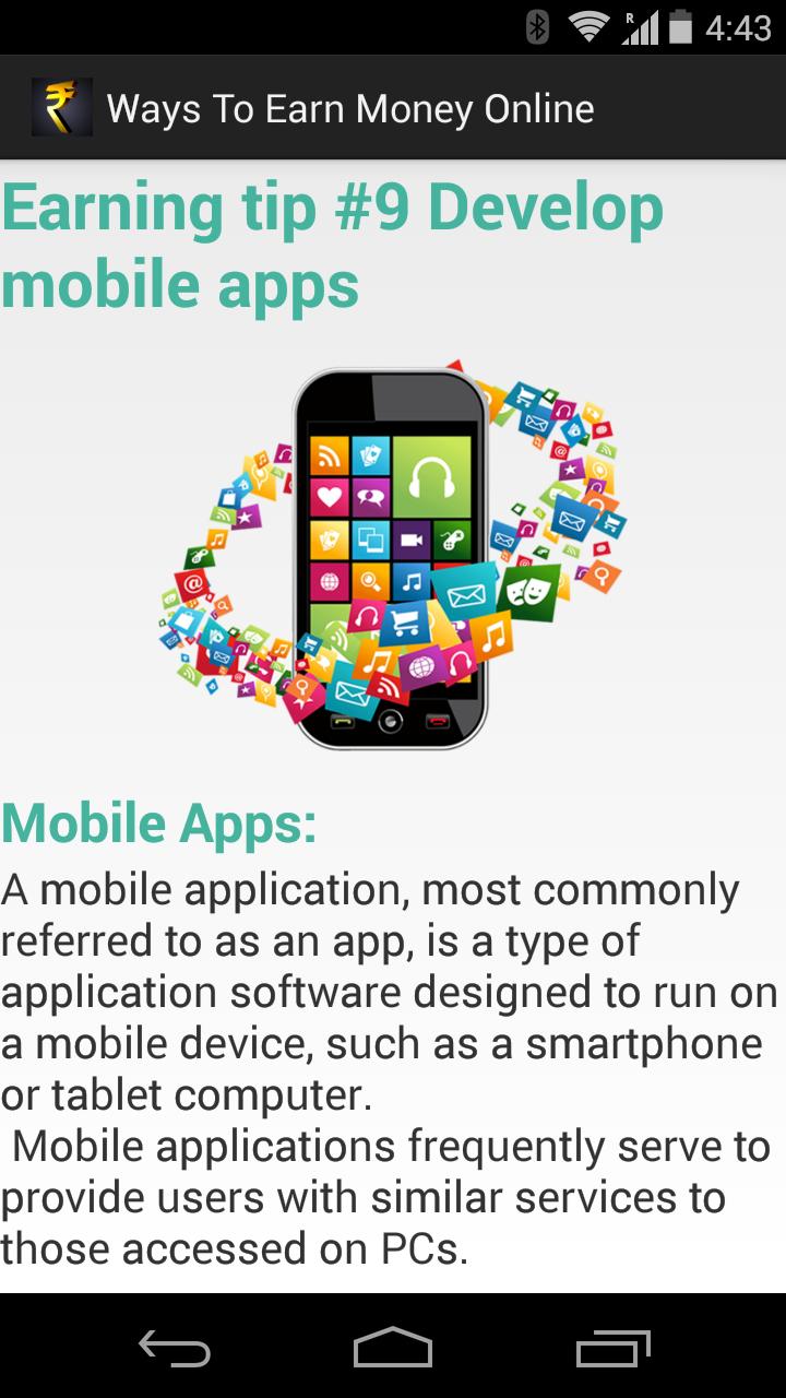 Online Earning Mobile App Online Earning Mobile App