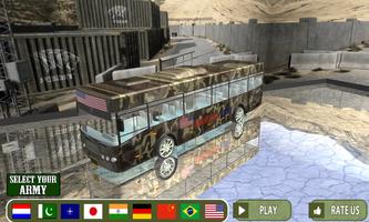 army bus simulator drive poster