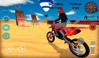 Racing Moto Beach Jumping Games スクリーンショット 3