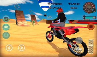 Racing Moto Beach Jumping Games capture d'écran 3