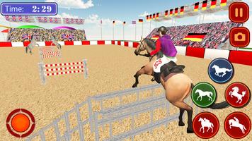 Crazy Horse Jumping & Racing Stunts Game تصوير الشاشة 1