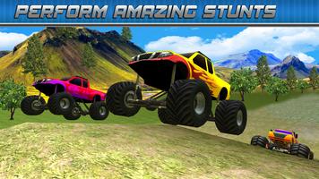 Monster Truck Jumping Stunt 3D پوسٹر