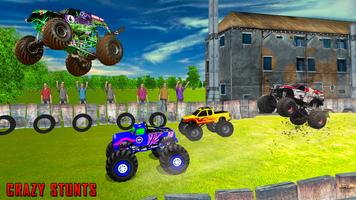 Monster Truck Jumping Stunt 3D اسکرین شاٹ 3