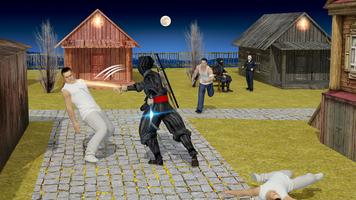 Ninja Assassin Fighting Shadow Survival Challenge syot layar 3