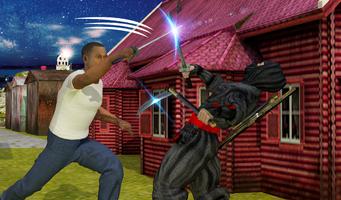 Ninja Assassin Fighting Shadow Survival Challenge 스크린샷 1