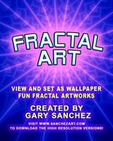 Fractal Art by Gary Sanchez โปสเตอร์