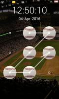 screen lock baseball pattern स्क्रीनशॉट 1