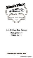 Zimi's Place - Pizza And Pasta Bar Poster