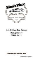 Zimi's Place - Pizza And Pasta Bar plakat