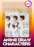 Anime characters draw tutorial screenshot 2