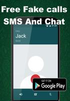 Notsapp Fake chat, SMS, Calls, Fake conversations Affiche