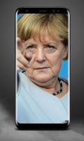 Angela Merkel Lock Screen Affiche