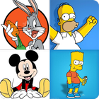cartoon characters Quiz game‏ icon