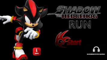 Shadow The Hedgehog Run Affiche