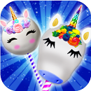 Magic Unicorn Cake Pop Cooking! Rainbow Desserts APK