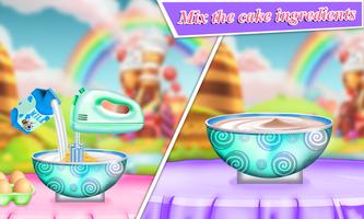 DIY Princess Castle Cake Maker - Kids Cooking Game Ekran Görüntüsü 1