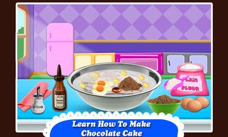 Black Forest Chocolate Cake Maker! Cooking Game ภาพหน้าจอ 1