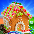 آیکون‌ Gingerbread House Cake Maker! DIY Cooking Game