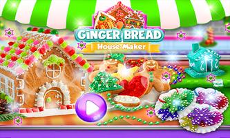 Gingerbread House Cake Maker! DIY Cooking Game پوسٹر